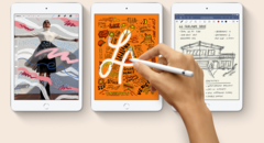 O iPad mini 6 terá a reputação de apresentar um novo design do iPad mini 5, fotografado. (Fonte da imagem: Apple)