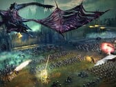 Uma imagem mostrando exércitos em Total War: Warhammer.