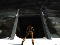 Uma captura de tela de Tomb Raider 1 em execução no PC
