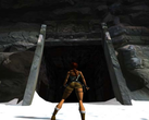 Uma captura de tela de Tomb Raider 1 em execução no PC