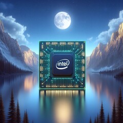 Diz-se que as CPUs Intel Lunar Lake incluem uma NPU de quarta geração. (Fonte: Gerado com IA)