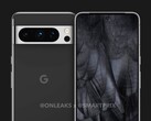 Ambos os carros-chefe do Pixel 8 estarão disponíveis em quatro cores. (Fonte da imagem: @OnLeaks &amp; SmartPrix)