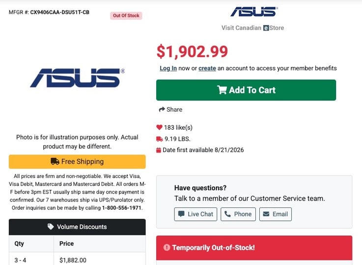 O futuro Googlebook Asus CX9406 deverá ter um preço bastante elevado, a julgar pelas listagens que vazaram.