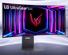 O UltraGear OLED 34GS95QE é um dos vários monitores curvos para jogos que a LG venderá ao longo de 2024. (Fonte da imagem: LG)