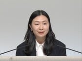 Lin Tao, diretor financeiro da Sony, durante a última teleconferência sobre resultados financeiros.
