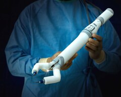 Cirurgiões em terra controlaram com sucesso o robô cirúrgico spaceMIRA de dois quilos na ISS. (Fonte: Virtual Incision)
