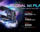 Gigabyte afirma que seu novo mobo é um recordista. (Fonte: Gigabyte)