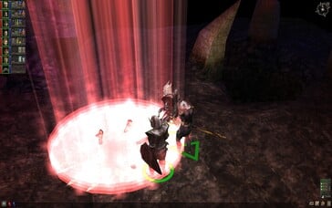 Na foto: Uma captura de tela do jogo Dungeon Siege.
