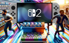 É provável que a revelação do Nintendo Switch 2 seja seguida de perto por uma corrida por pré-encomendas. (Fonte da imagem: DALL-E 3-generated/eian - editado)
