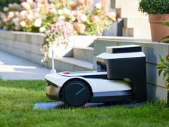 O cortador de grama robotizado ECOVACS GOAT G1 tem duas câmeras a bordo. (Fonte de imagem: ECOVACS)