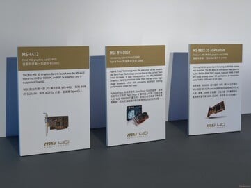 Informações sobre as primeiras placas de vídeo da MSI