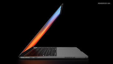 Conceito M1X MacBook Pro 14. (Fonte de imagem: @RendersbyIan)