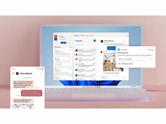 Uma captura de tela mostrando o recurso Windows 11 Phone Link. (Fonte da imagem: Microsoft)
