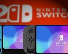 O Nintendo Switch 2 supostamente terá uma tela maior do que o Switch atual e poderá vir em vários SKUs. (Fonte da imagem: Nate the Hate/BRECCIA - editado)