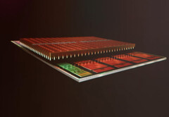 Pilhas de cache 3D L3 em processadores Zen3+ (Fonte de imagem: AMD)