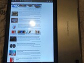 Teclast M40 de 10,1 polegadas Android tablete e P20HD do verso (Fonte: Própria)