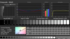 Calman: Grayscale (Escala de cinza)