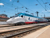 O NextGen Acela com um carro de força e um quarto bogie na variante Jacobs. (Fonte da imagem: Amtrak)