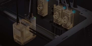 Não apenas o filamento é cortado, mas todo o cabeçote da ferramenta