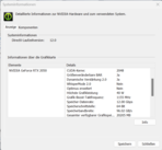 Informações do sistema Nvidia