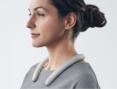 A Sony pode ser bastante peculiar às vezes com seu design de produto, como mostra seu novo Speaker Neckband. (Imagem: Sony)