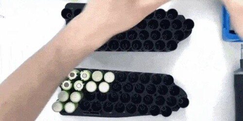 As células podem ser simplesmente conectadas à tomada. (Fonte da imagem: GOUACH Batteries)