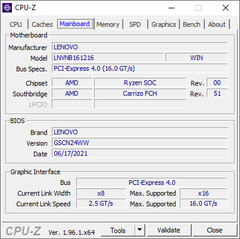 Placa principal CPU-Z