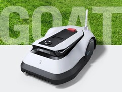 O robô cortador de grama ECOVACS GOAT G1 possui câmeras duplas e sensores ToF. (Fonte de imagem: ECOVACS)