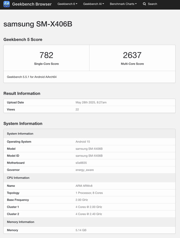 (Fonte da imagem: Geekbench)