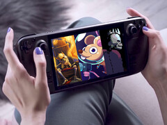 A nova coleção de jogos 15 por 15 tem um valor total de varejo de US$ 158. Na foto: Steam Deck com a foto da capa do pacote.