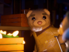 Na foto - uma captura de tela oficial de Light Up the Town com o protagonista do jogo - Bean, o furão. (Fonte da imagem: Steam)