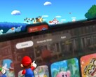 A interface de usuário do Switch 2 criada por fãs oferece uma interação suave entre os cartões de jogos e a biblioteca de jogos. (Fonte da imagem: @NintendogsBS/Nintendo - editado)