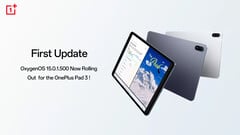 O Pad 3 já recebeu uma atualização de software. (Fonte da imagem: OnePlus)
