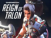 O banner da atualização de Overwatch Reign of Talon é mostrado