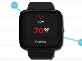 O K'Watch Glucose CGM alertará os usuários com diabetes quando os níveis de glicose no sangue estiverem altos ou baixos. (Fonte de imagem: PKvitality - editado)