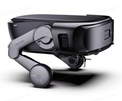 O Roborock Saros Rover pode se apoiar em duas pernas (Fonte da imagem: Roborock)