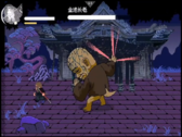 Um instantâneo da versão em pixel 2D do Black Myth: Wukong, criada por fãs. (Fonte da imagem: 火山哥哥 via bilibili.com) 