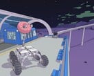 Imagem mostrando um rover em Marte. (Fonte da imagem: Shape Shop)