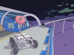 Imagem mostrando um rover em Marte. (Fonte da imagem: Shape Shop)