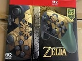 Controle Switch 2 Pro com tema de Zelda. 