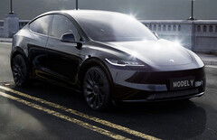 Assim como o Model 3 Highland, o facelift do Tesla Model Y de 2024 poderá apresentar duas novas cores de pintura (Imagem: LaMianDesign)