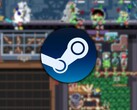 Imagem do jogo Clockwork Cleanup com um logotipo modificado do Steam. (Fonte da imagem: Steam)