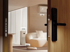 Você pode desbloquear o Xiaomi Smart Door Lock E10 com sua impressão digital. (Fonte da imagem: Xiaomi)