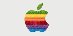Logotipo do evento Coming home da Apple