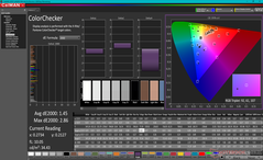 ColorChecker antes da calibração