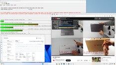 Latência máxima ao abrir várias guias do navegador e reproduzir material de vídeo 4K