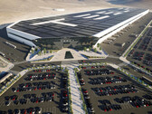 A Gigafactory em expansão em Nevada (imagem: Tesla)