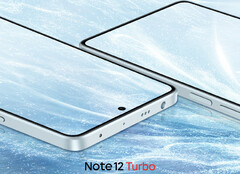 O Redmi Note 12 Turbo terá bisel relativamente fino, mesmo em comparação com os smartphones emblemáticos. (Fonte da imagem: Xiaomi)