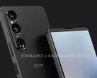 Há rumores de que o Xperia 1 VI seja mais curto e mais largo do que o atual Xperia 1 V. (Fonte da imagem: @OnLeaks & Android Headlines)