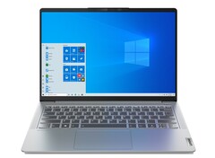 A Lenovo IdeaPad 5 Pro 14 polegadas em cinza-nuvem. O modelo de 16 polegadas tem um numpad. (Fonte da imagem: Lenovo)